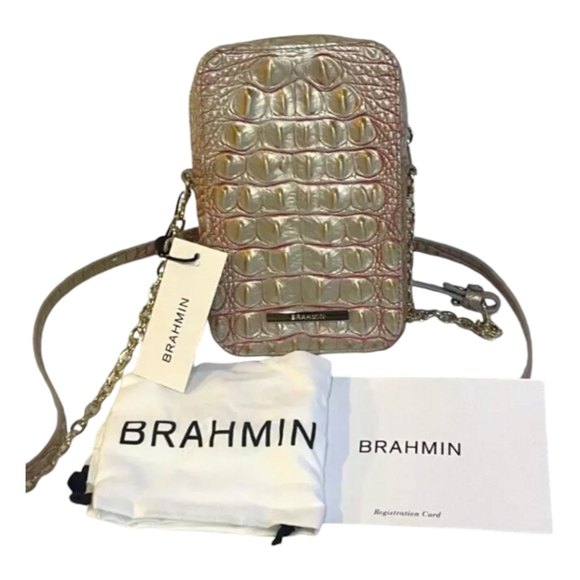 Brahmin Handbags - ✨️ Brahmin Cassia  Sunkiss Color Melbourne Genuine Leather Crossbody NWT ✨️